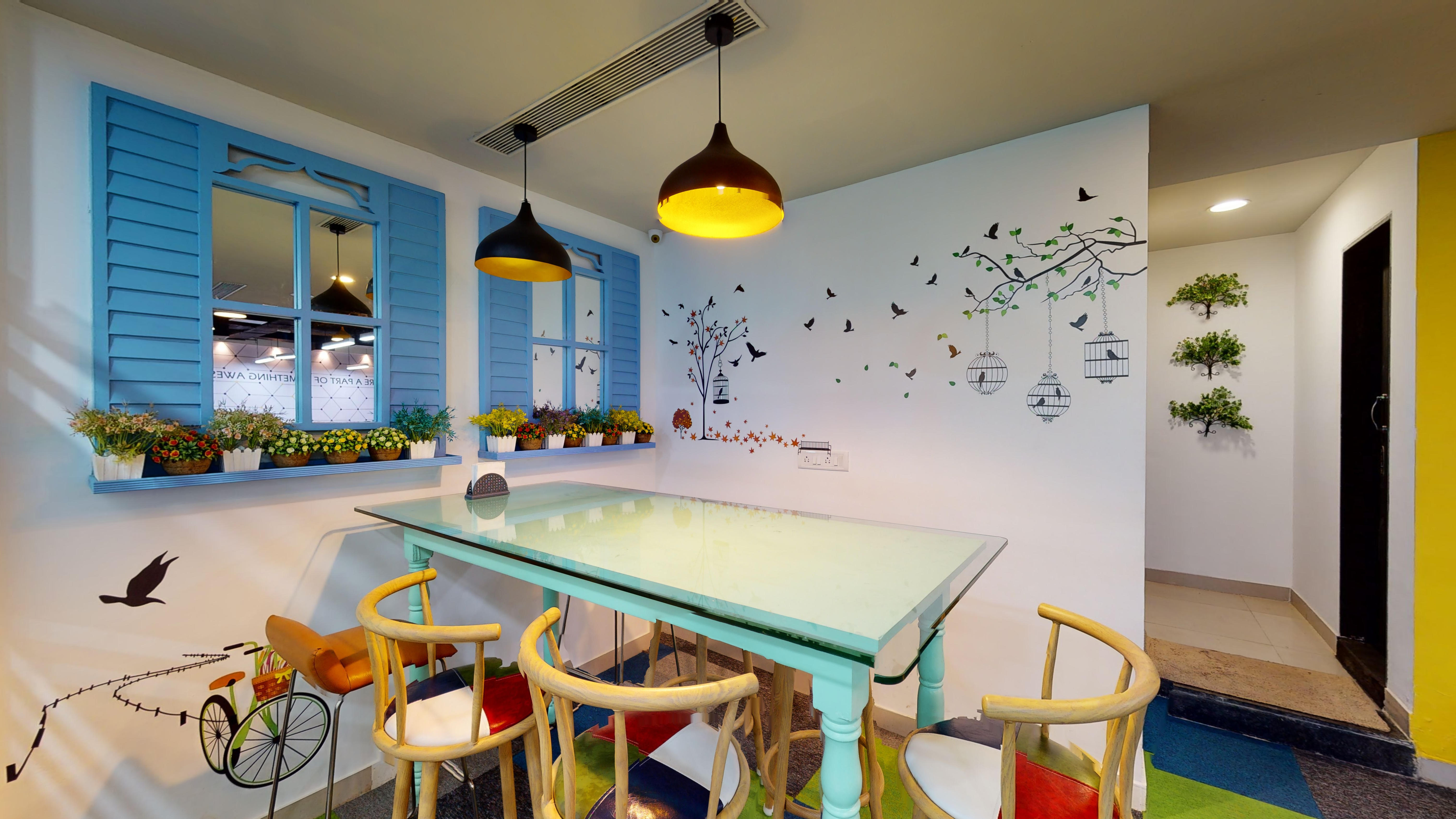 Coworking space Mumbai fixed desk setup